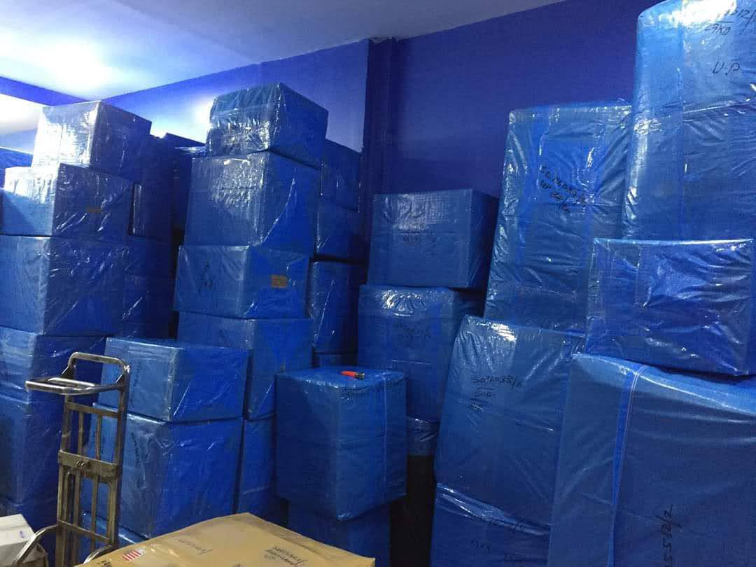 Professional moving team
